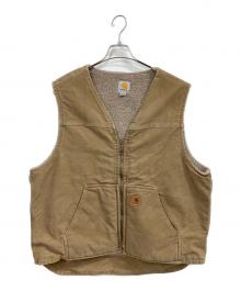 CarHartt（カーハート）の古着「裏ボアダックベスト」｜ブラウン