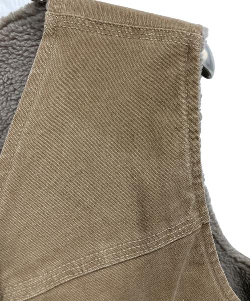 CarHartt（カーハート）CarHartt (カーハート) 裏ボアダックベスト ブラウン サイズ:XLの古着・服飾アイテム