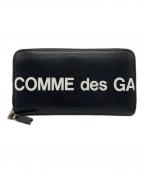 COMME des GARCONSコムデギャルソン）の古着「HUGE LOGO 長財布」｜ブラック