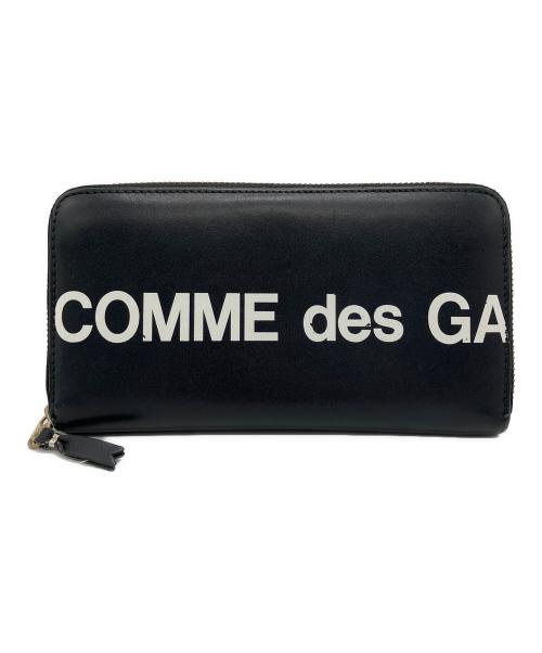 COMME des GARCONS（コムデギャルソン）COMME des GARCONS (コムデギャルソン) HUGE LOGO 長財布 ブラックの古着・服飾アイテム