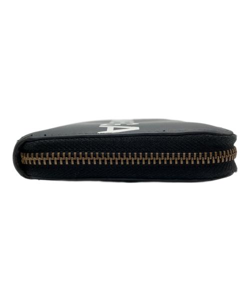 COMME des GARCONS（コムデギャルソン）COMME des GARCONS (コムデギャルソン) HUGE LOGO 長財布 ブラックの古着・服飾アイテム