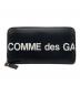 COMME des GARCONS（コムデギャルソン）の古着「HUGE LOGO 長財布」｜ブラック