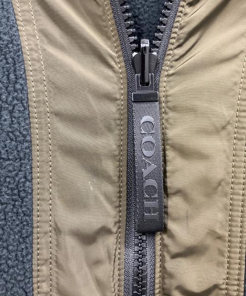 COACH（コーチ）COACH (コーチ) リバーシブル ポーラーフリース ジャケット オリーブ サイズ:表記無しの古着・服飾アイテム