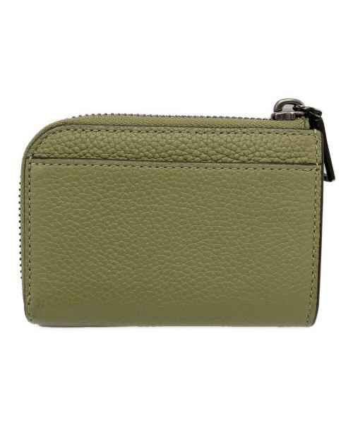 COACH（コーチ）COACH (コーチ) Lジップ カーキーケース グリーンの古着・服飾アイテム