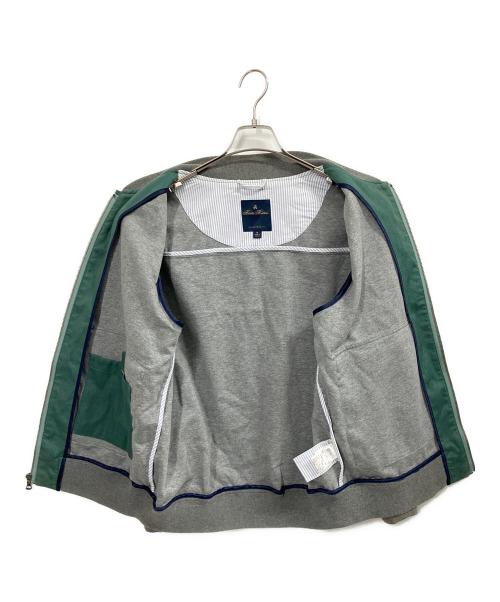 BROOKS BROTHERS（ブルックスブラザーズ）BROOKS BROTHERS (ブルックスブラザーズ) リネンボマージャケット グリーン サイズ:Mの古着・服飾アイテム