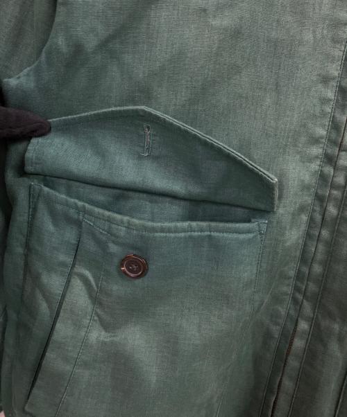 BROOKS BROTHERS（ブルックスブラザーズ）BROOKS BROTHERS (ブルックスブラザーズ) リネンボマージャケット グリーン サイズ:Mの古着・服飾アイテム