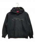 SUPREMEシュプリーム）の古着「Arabic Logo Hooded Sweatshirt / プルオーバーパーカー」｜ブラック