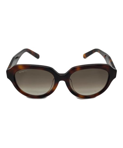 Salvatore Ferragamo（サルヴァトーレ フェラガモ）Salvatore Ferragamo (サルヴァトーレ フェラガモ) サングラス ブラウンの古着・服飾アイテム