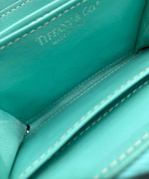 TIFFANY & Co.（ティファニー）TIFFANY & Co. (ティファニー) ロゴプレート ラウンドジップ コインケース ティファニーブルーの古着・服飾アイテム