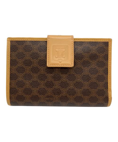 CELINE（セリーヌ）CELINE (セリーヌ) マカダム 二つ折りがま口財布の古着・服飾アイテム