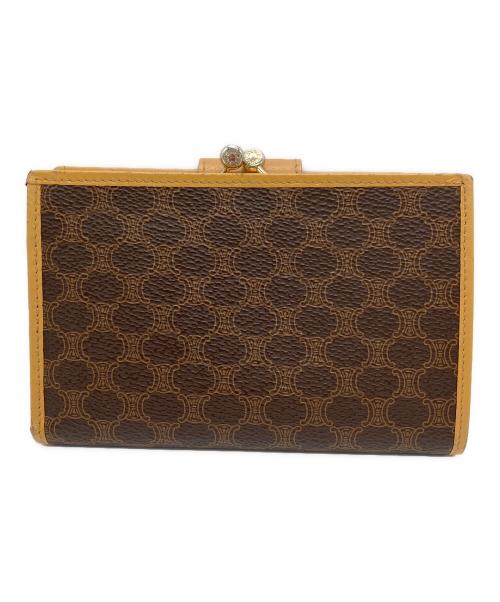 CELINE（セリーヌ）CELINE (セリーヌ) マカダム 二つ折りがま口財布の古着・服飾アイテム