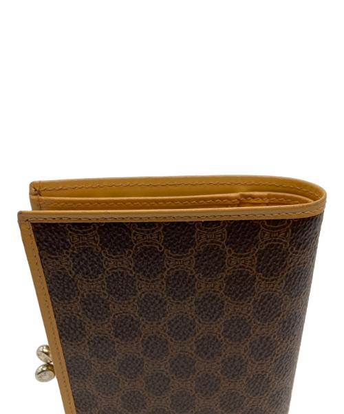 CELINE（セリーヌ）CELINE (セリーヌ) マカダム 二つ折りがま口財布の古着・服飾アイテム
