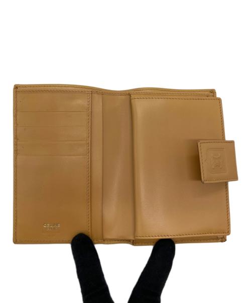 CELINE（セリーヌ）CELINE (セリーヌ) マカダム 二つ折りがま口財布の古着・服飾アイテム