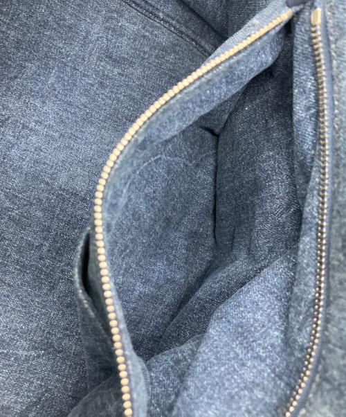 PRADA（プラダ）PRADA (プラダ) カナパ ラインストーンデニムショルダーバッグ インディゴの古着・服飾アイテム