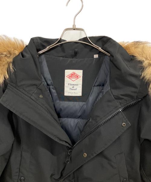 DANTON（ダントン）DANTON (ダントン) フード ファー ダウン ジャケット ブラック サイズ:42の古着・服飾アイテム