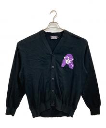 Hysteric Glamour（ヒステリックグラマー）の古着「THE VOLTAGE編込 カーディガン」｜ブラック