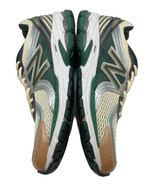 NEW BALANCE（ニューバランス）NEW BALANCE (ニューバランス) Aime Leon Dore (エメレオンドレ) 860V2 ローカットスニーカー グリーン サイズ:27.5㎝の古着・服飾アイテム