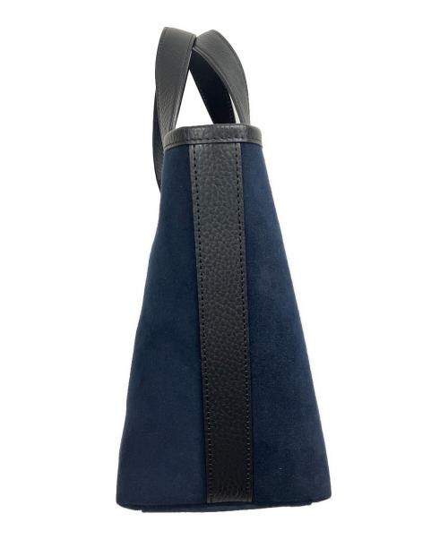 PELLE MORBIDA（ペッレモルビダ）PELLE MORBIDA (ペッレモルビダ) Tela Marinab ハンドバッグ ネイビーの古着・服飾アイテム