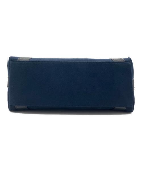 PELLE MORBIDA（ペッレモルビダ）PELLE MORBIDA (ペッレモルビダ) Tela Marinab ハンドバッグ ネイビーの古着・服飾アイテム