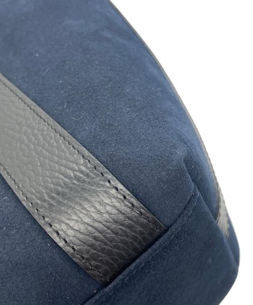 PELLE MORBIDA（ペッレモルビダ）PELLE MORBIDA (ペッレモルビダ) Tela Marinab ハンドバッグ ネイビーの古着・服飾アイテム
