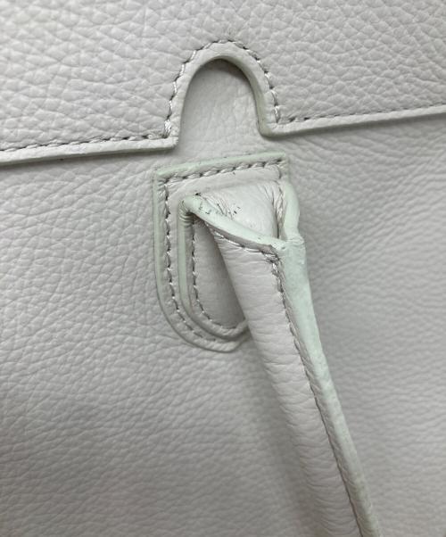 PELLE MORBIDA（ペッレモルビダ）PELLE MORBIDA (ペッレモルビダ) Vela トートバッグ アイボリーの古着・服飾アイテム