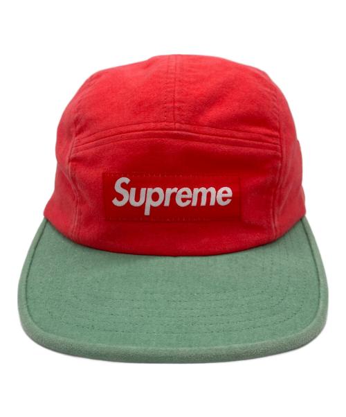 SUPREME（シュプリーム）SUPREME (シュプリーム) Venrile Camp Cap レッド×グリーンの古着・服飾アイテム