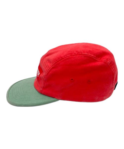 SUPREME（シュプリーム）SUPREME (シュプリーム) Venrile Camp Cap レッド×グリーンの古着・服飾アイテム