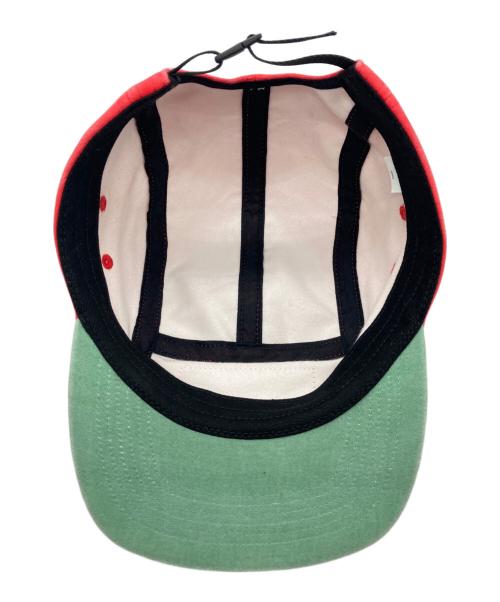 SUPREME（シュプリーム）SUPREME (シュプリーム) Venrile Camp Cap レッド×グリーンの古着・服飾アイテム