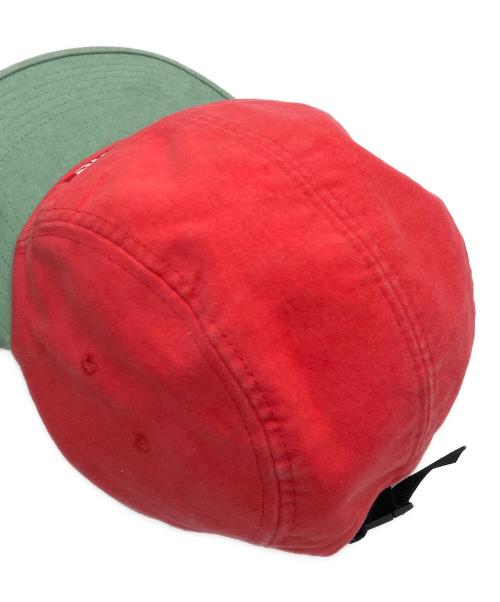 SUPREME（シュプリーム）SUPREME (シュプリーム) Venrile Camp Cap レッド×グリーンの古着・服飾アイテム