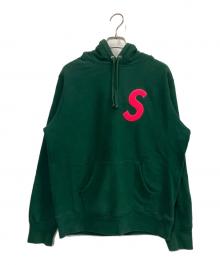 SUPREME（シュプリーム）の古着「パイルロゴパーカー」｜グリーン