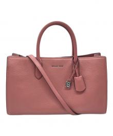 MICHAEL KORS（マイケルコース）の古着「サッチェル 2WAYバッグ」｜ピンク