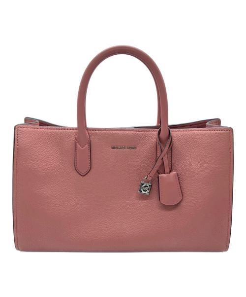 MICHAEL KORS（マイケルコース）MICHAEL KORS (マイケルコース) サッチェル 2WAYバッグ ピンクの古着・服飾アイテム