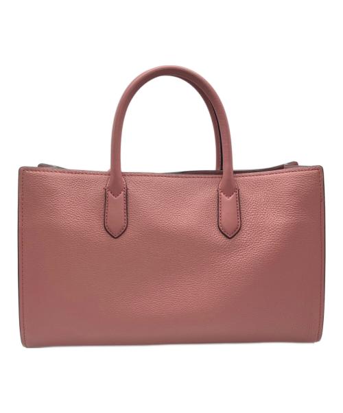 MICHAEL KORS（マイケルコース）MICHAEL KORS (マイケルコース) サッチェル 2WAYバッグ ピンクの古着・服飾アイテム