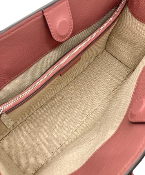MICHAEL KORS（マイケルコース）MICHAEL KORS (マイケルコース) サッチェル 2WAYバッグ ピンクの古着・服飾アイテム