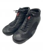 PRADA SPORTSプラダスポーツ）の古着「ハイカットスニーカー」｜ブラック