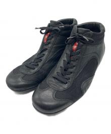PRADA SPORTS（プラダスポーツ）の古着「ハイカットスニーカー」｜ブラック