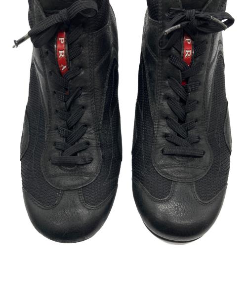 PRADA SPORTS（プラダスポーツ）PRADA SPORTS (プラダスポーツ) ハイカットスニーカー ブラック サイズ:8の古着・服飾アイテム