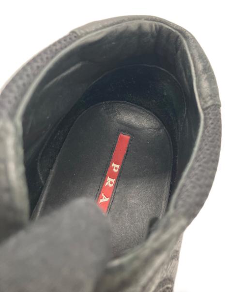 PRADA SPORTS（プラダスポーツ）PRADA SPORTS (プラダスポーツ) ハイカットスニーカー ブラック サイズ:8の古着・服飾アイテム