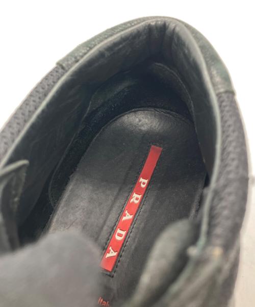 PRADA SPORTS（プラダスポーツ）PRADA SPORTS (プラダスポーツ) ハイカットスニーカー ブラック サイズ:8の古着・服飾アイテム