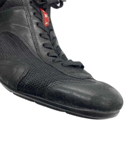 PRADA SPORTS（プラダスポーツ）PRADA SPORTS (プラダスポーツ) ハイカットスニーカー ブラック サイズ:8の古着・服飾アイテム