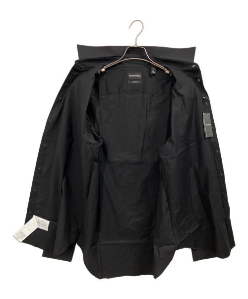 EMPORIO ARMANI（エンポリオ アルマーニ）EMPORIO ARMANI (エンポリオ アルマーニ) MODERN FIT / 長袖シャツ ブラック サイズ:41 未使用品の古着・服飾アイテム