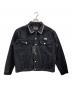 WIND AND SEA（ウィンダンシー）の古着「STUDDED DENIM JACKET / デニムジャケット」｜ブラック