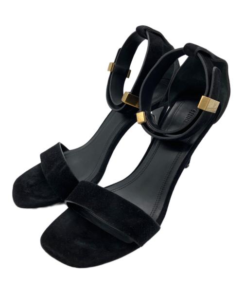 CELINE（セリーヌ）CELINE (セリーヌ) アンクルストラップサンダル ブラック サイズ:36の古着・服飾アイテム