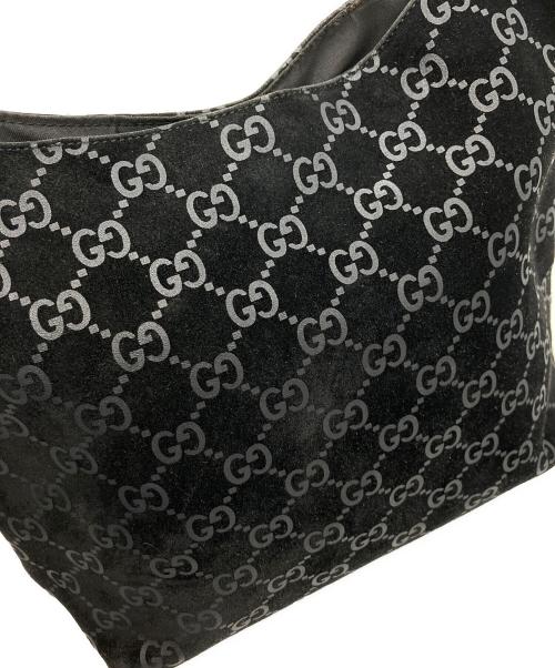 GUCCI（グッチ）GUCCI (グッチ) GG ワンショルダーバッグ ブラックの古着・服飾アイテム