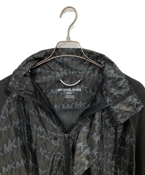 MICHAEL KORS（マイケルコース）MICHAEL KORS (マイケルコース) SS24 Logo Print Zip-Up Jacket オリーブ サイズ:Mの古着・服飾アイテム
