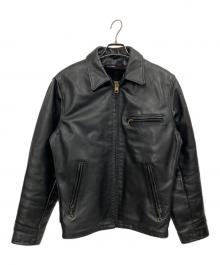 Schott（ショット）の古着「シングルライダースジャケット」｜ブラック