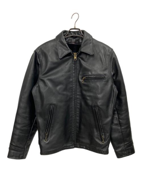 Schott（ショット）Schott (ショット) シングルライダースジャケット ブラック サイズ:36の古着・服飾アイテム