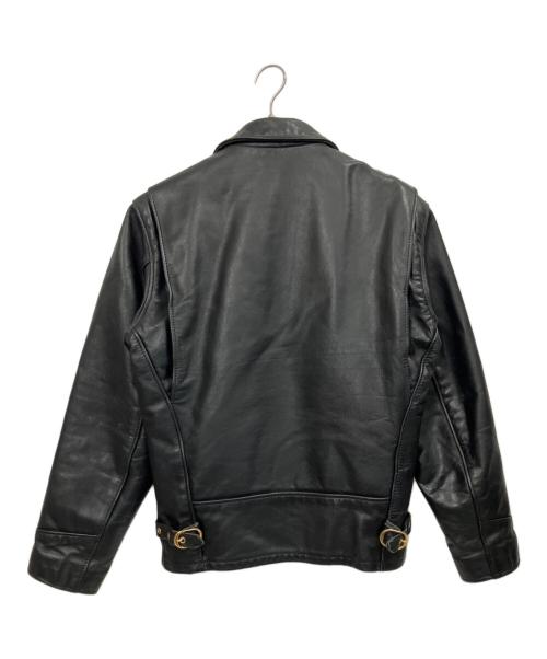 Schott（ショット）Schott (ショット) シングルライダースジャケット ブラック サイズ:36の古着・服飾アイテム
