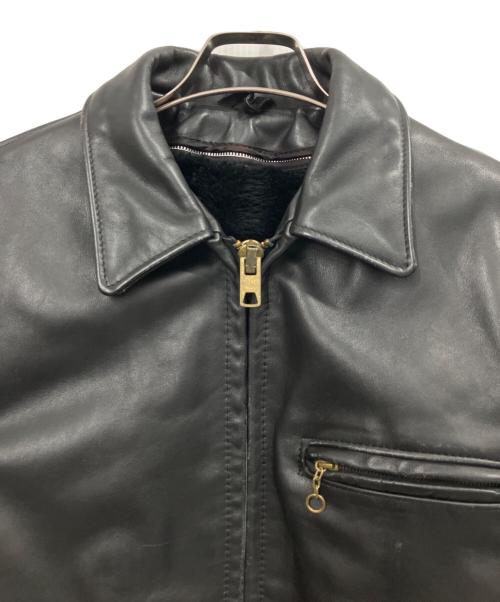 Schott（ショット）Schott (ショット) シングルライダースジャケット ブラック サイズ:36の古着・服飾アイテム