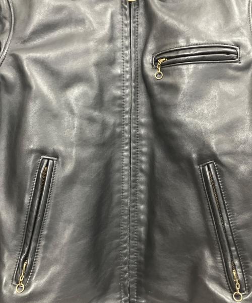 Schott（ショット）Schott (ショット) シングルライダースジャケット ブラック サイズ:36の古着・服飾アイテム